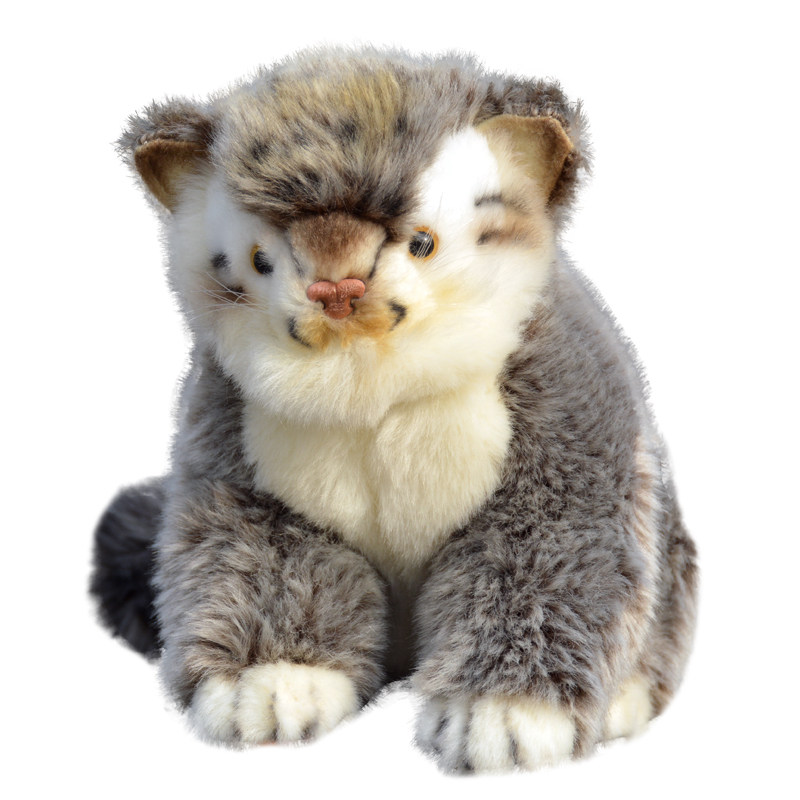 Super-realistic And Adorable Pallass Cat Plush Toy
