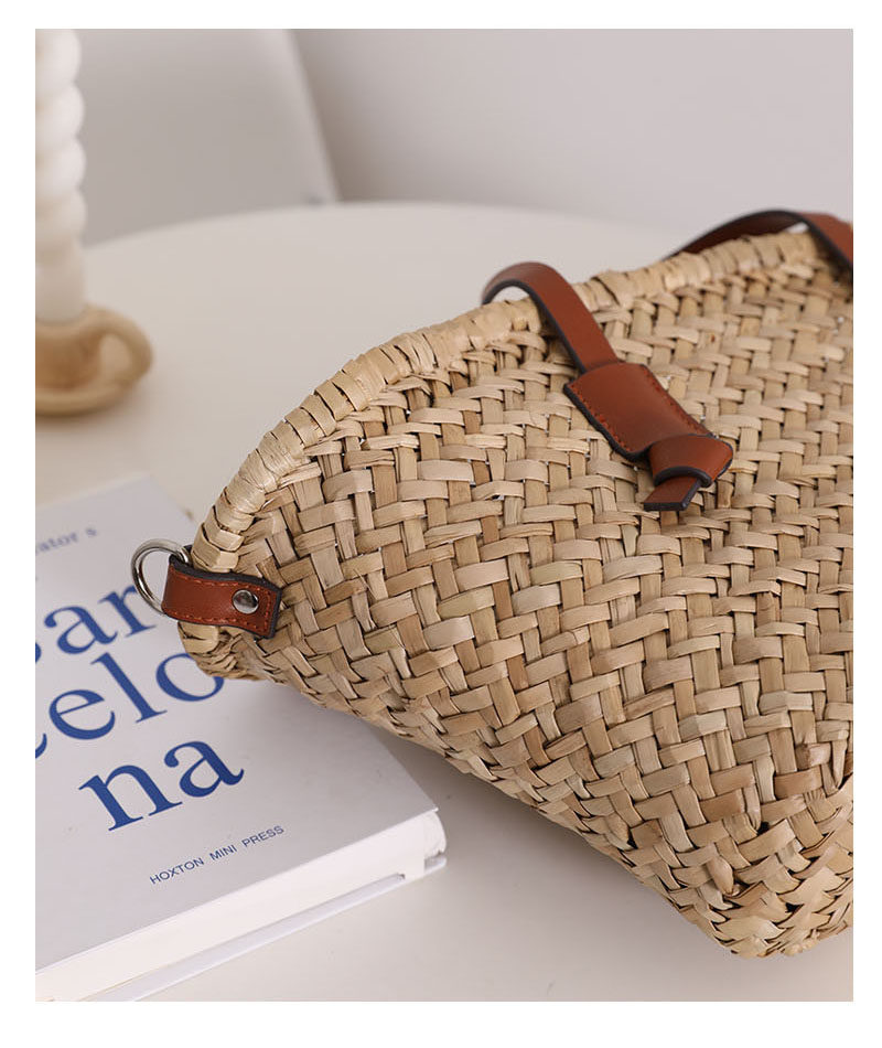 Natural Straw French-Style Single-Shoulder Woven Bag