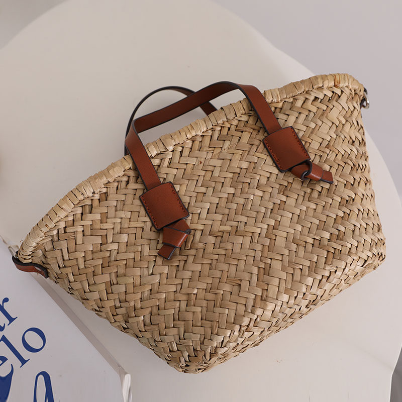 Natural Straw French-Style Single-Shoulder Woven Bag