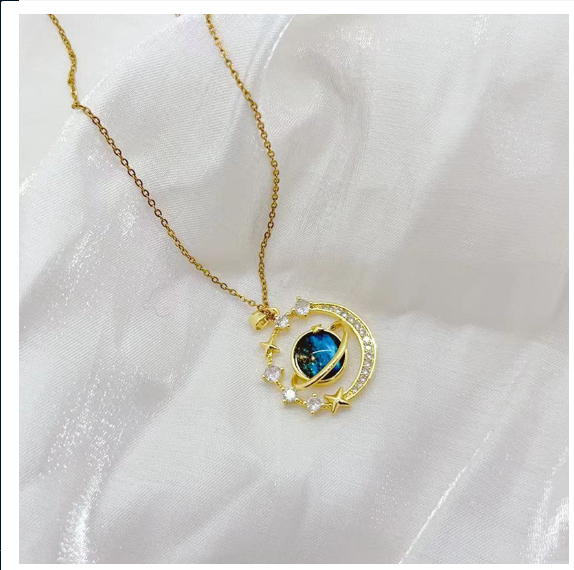 Luxury Elegant Micro-pave Zircon Necklace For Women