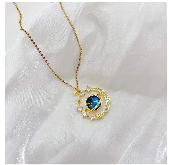 Luxury Elegant Micro-pave Zircon Necklace For Women