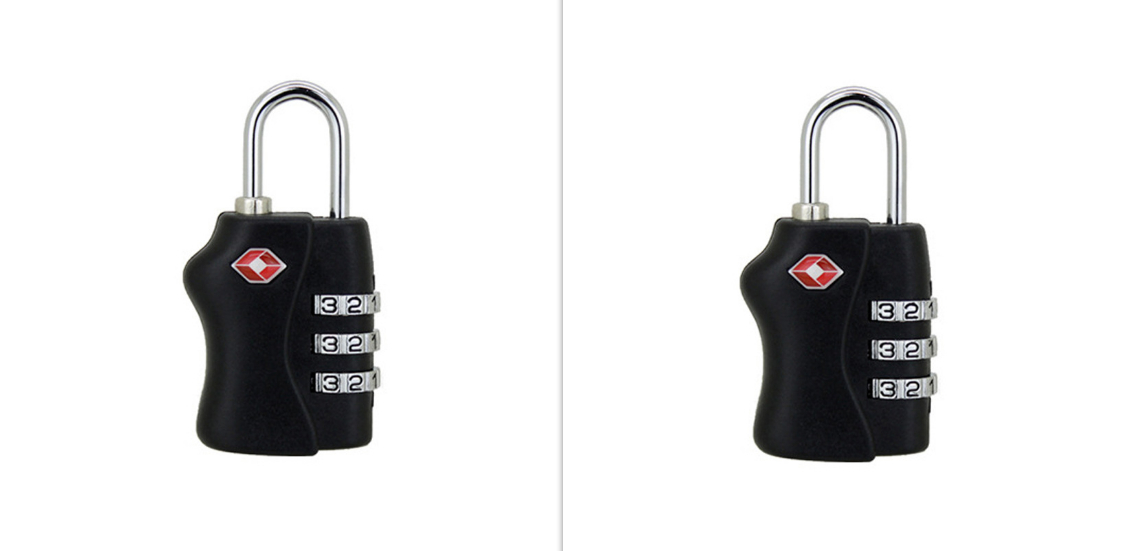 TSA338 Luggage Zipper Lock With Password Security