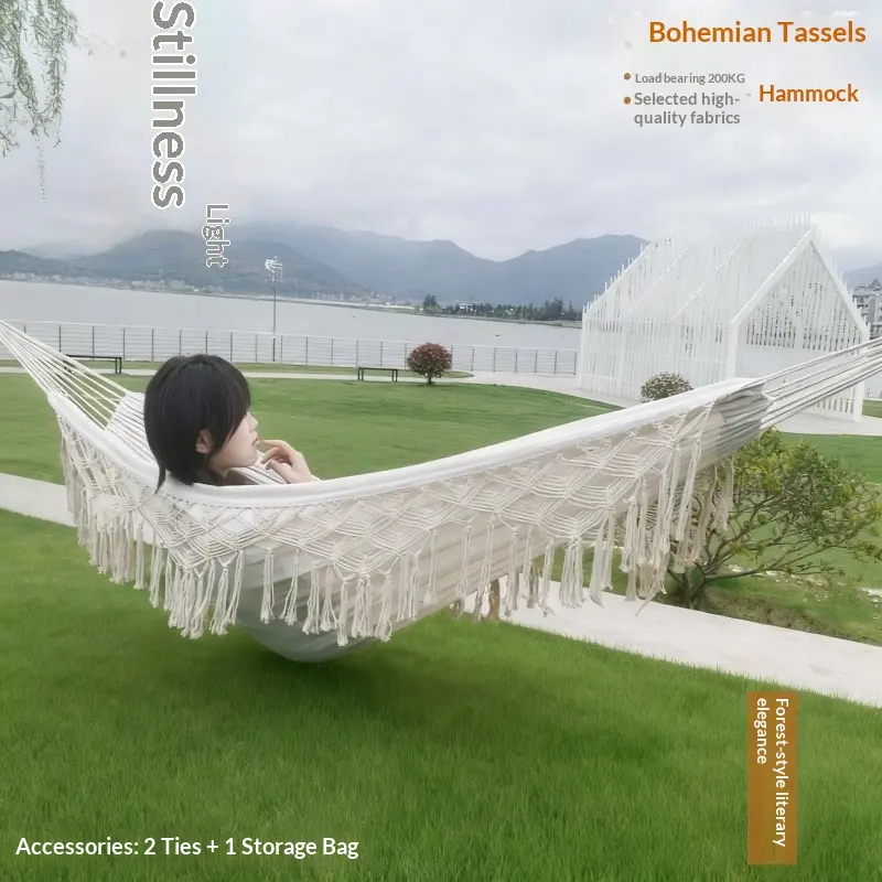 Double-Person Balcony Home Anti-Tip Hammock
