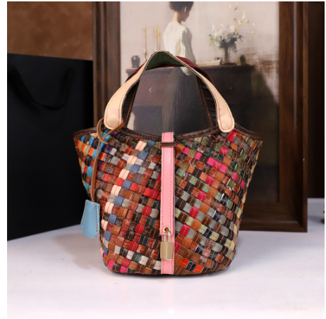 Versatile Minimalist Crossbody Bag Made Of Genuine Leather For Women