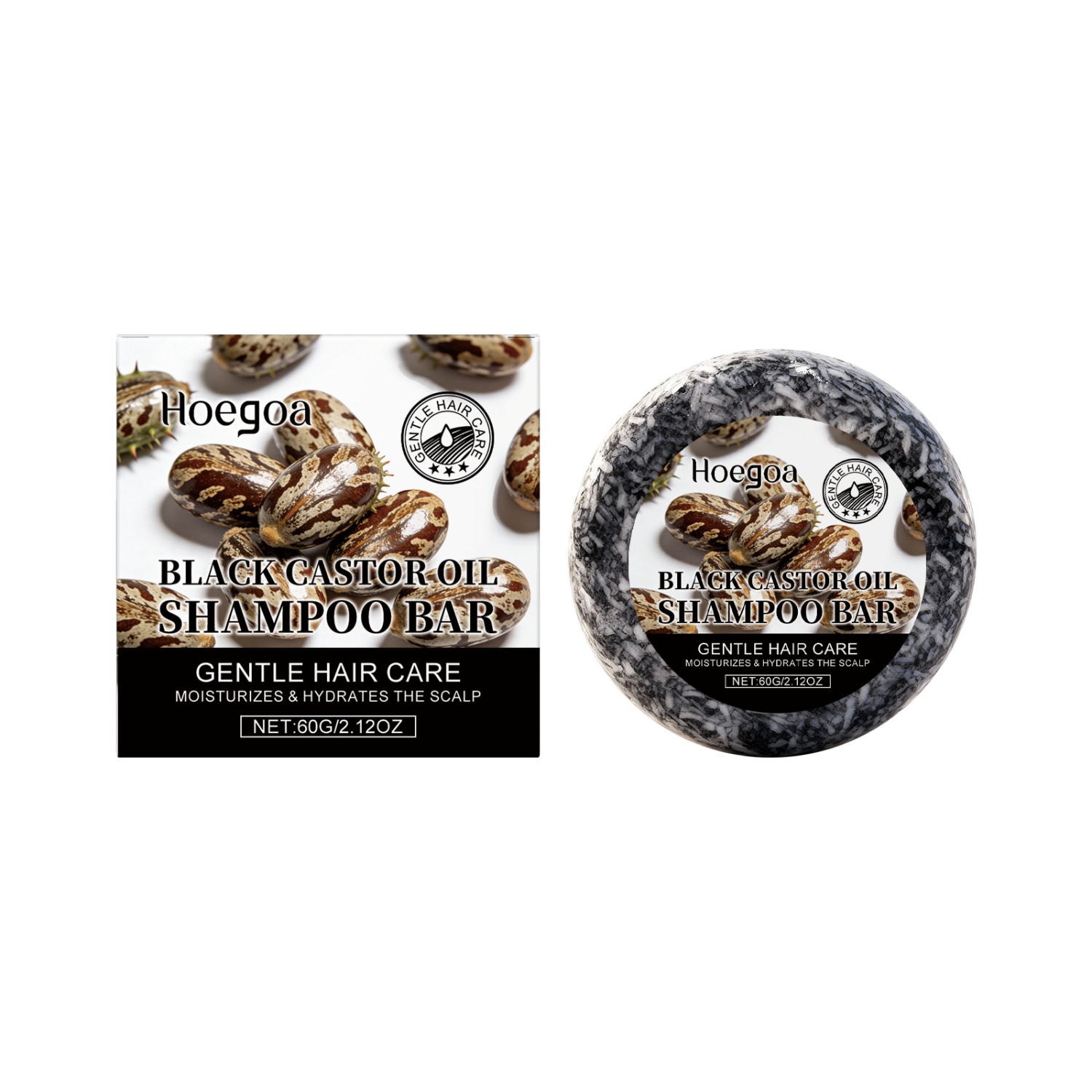 Black Castor Oil Shampoo Bar