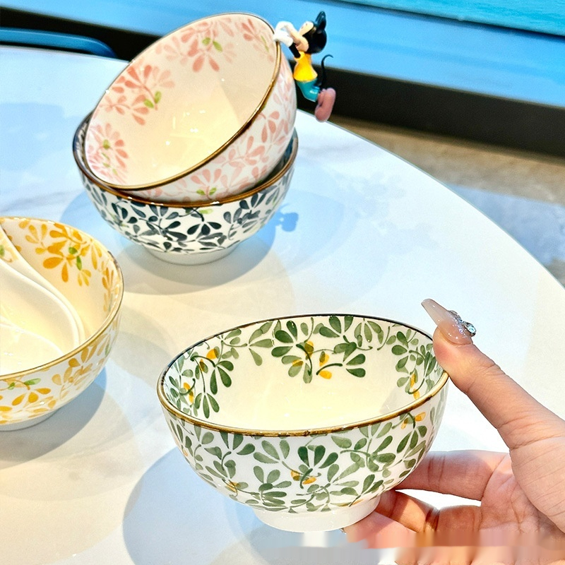 Ceramic Bowl Japanese-style Dining Bowl For Home Use