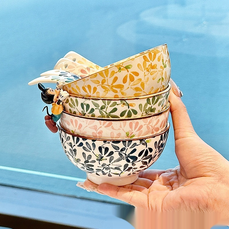 Ceramic Bowl Japanese-style Dining Bowl For Home Use