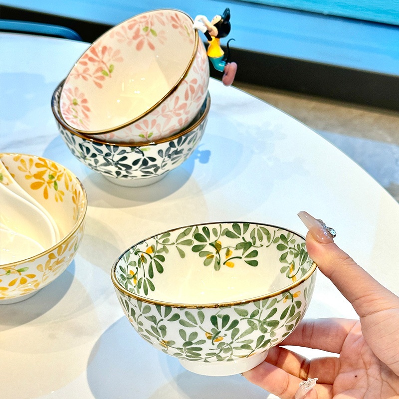 Ceramic Bowl Japanese-style Dining Bowl For Home Use