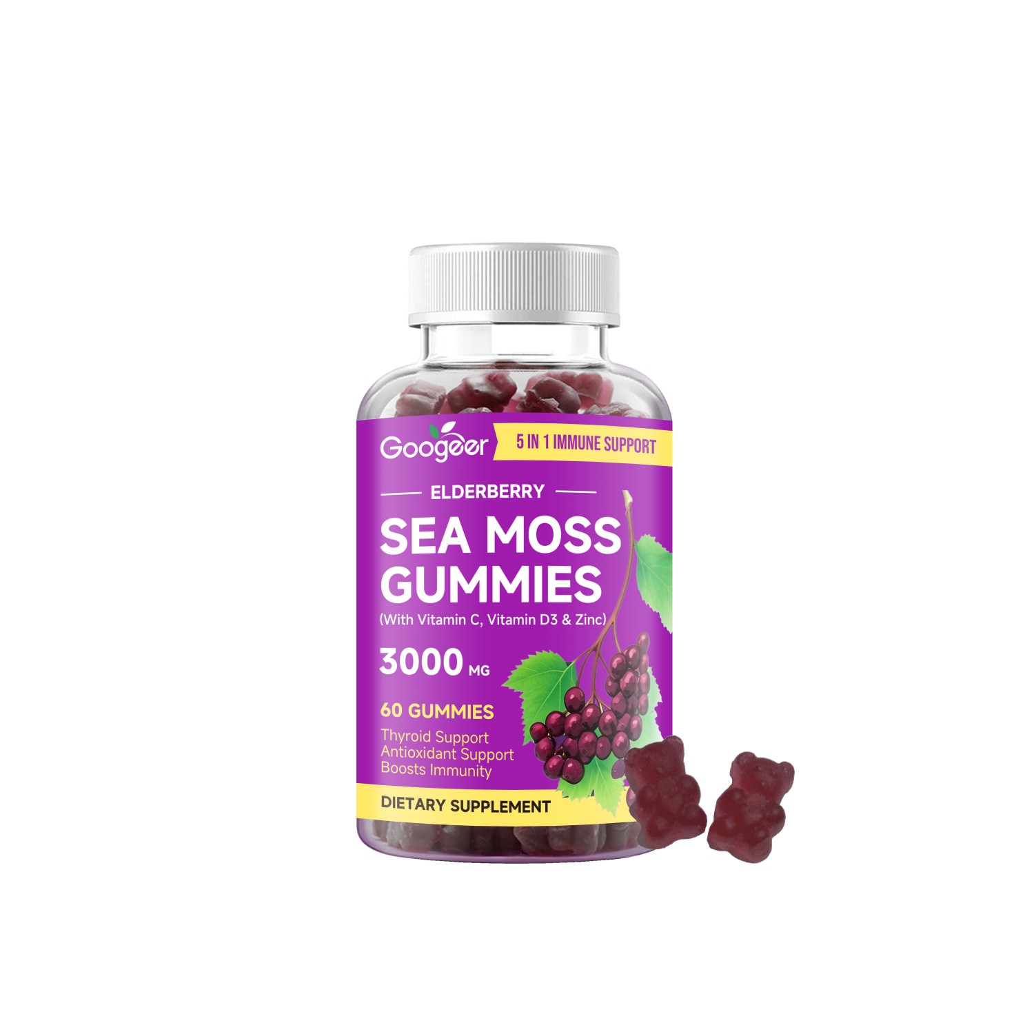 Elderberry Sea Moss Gummies