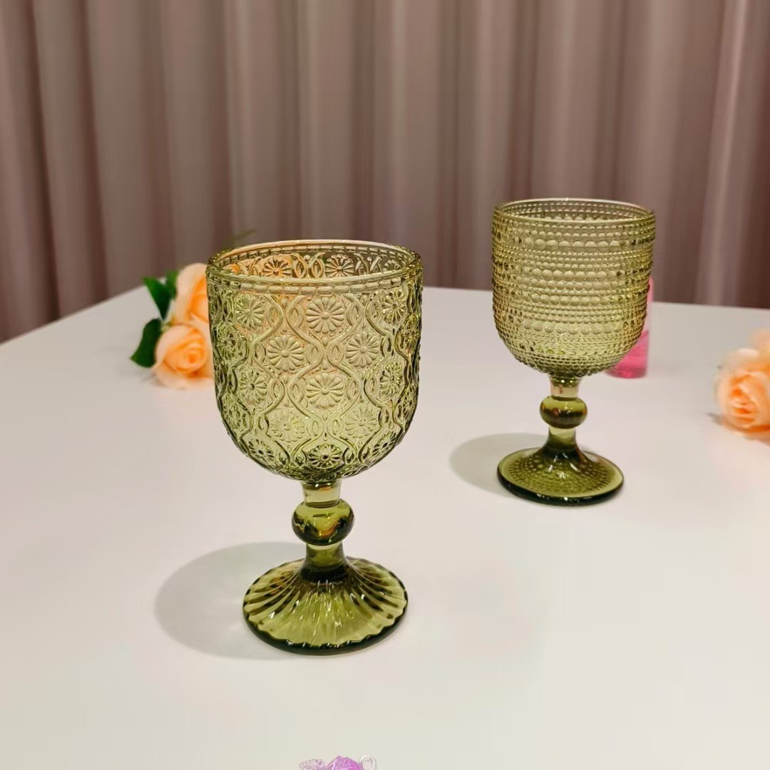 Thickened European-style Light-luxury Glass Champagne Flutes For Home Use