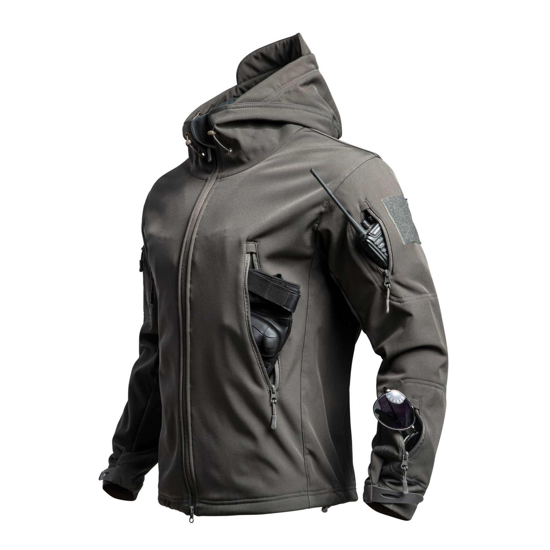 Mens Outdoor Sharkskin Softshell Jacket