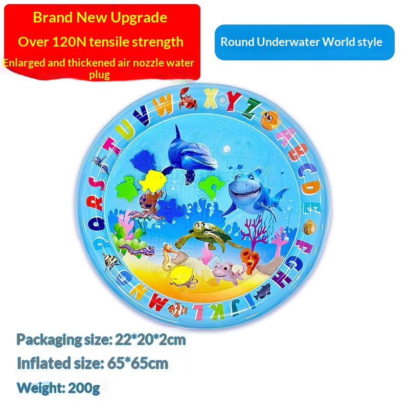 Extra Large Thick Ocean Fish Crawling Water Mat Toy Pet Cushion