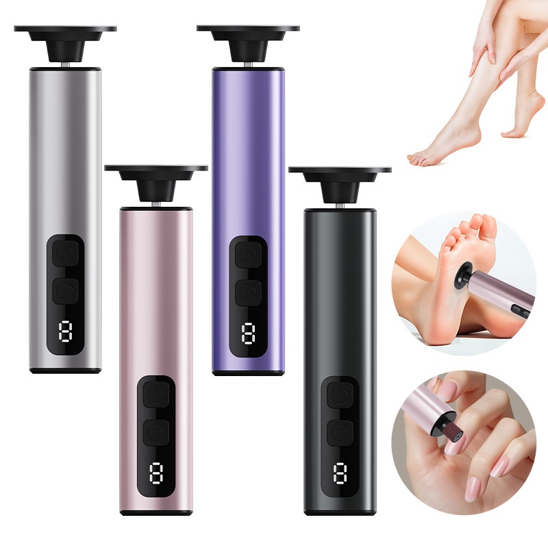 9-speed Foot File With Screen Display For Professional Foot Care