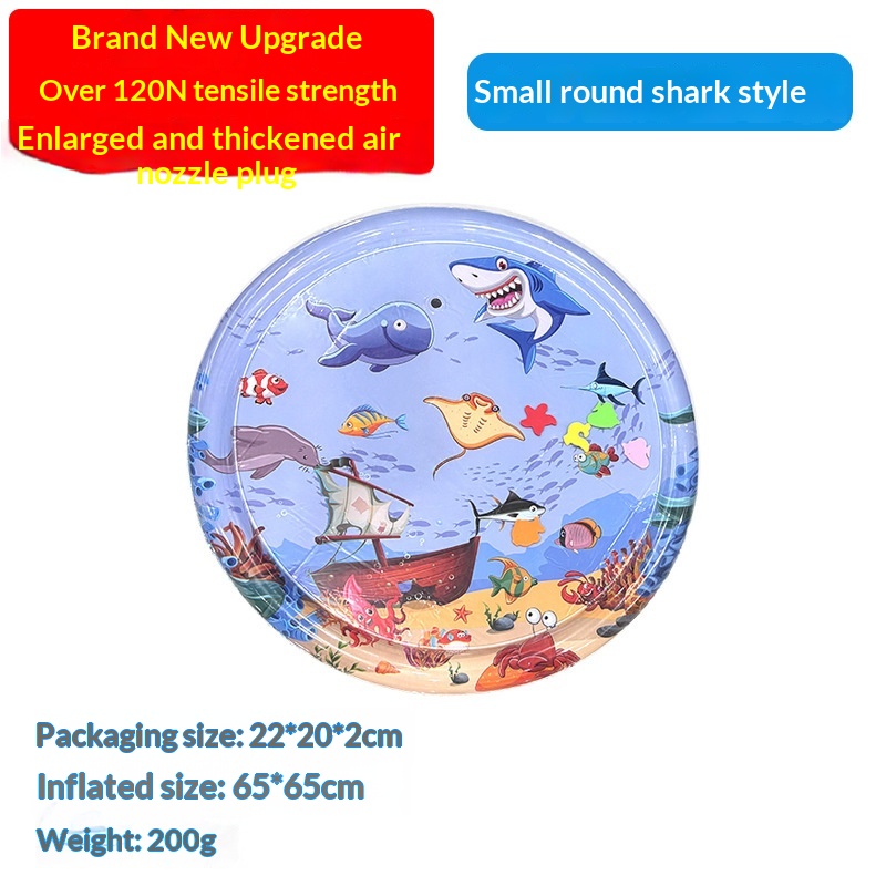 Extra Large Thick Ocean Fish Crawling Water Mat Toy Pet Cushion