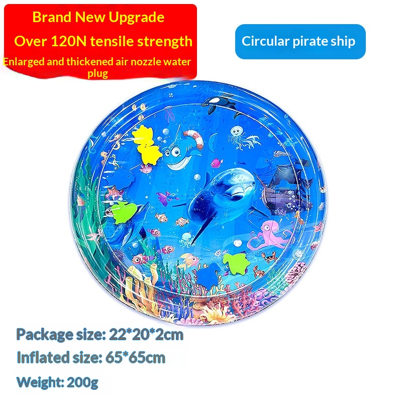 Extra Large Thick Ocean Fish Crawling Water Mat Toy Pet Cushion