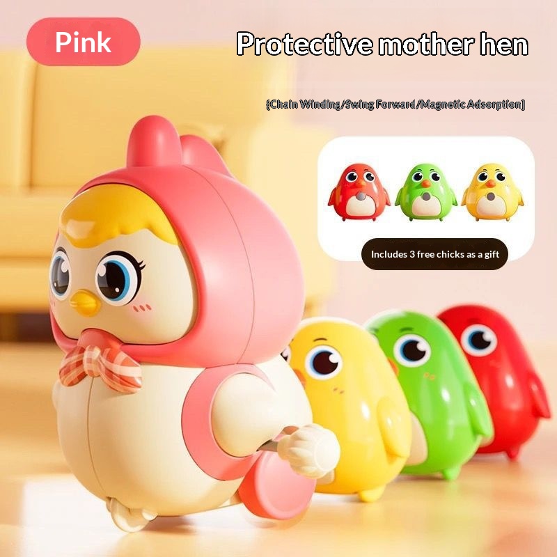 Wind-up Swaying Magnetically-attached Chick Toy