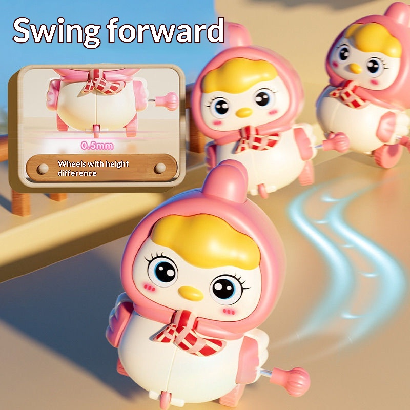 Wind-up Swaying Magnetically-attached Chick Toy