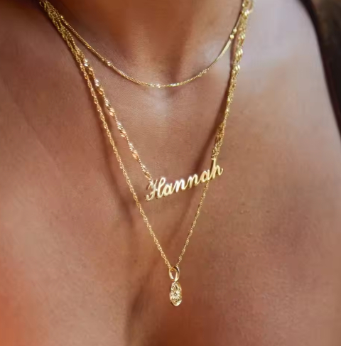 Stainless Steel Chain Pendant High-quality Fashionable Women's Brand Necklace