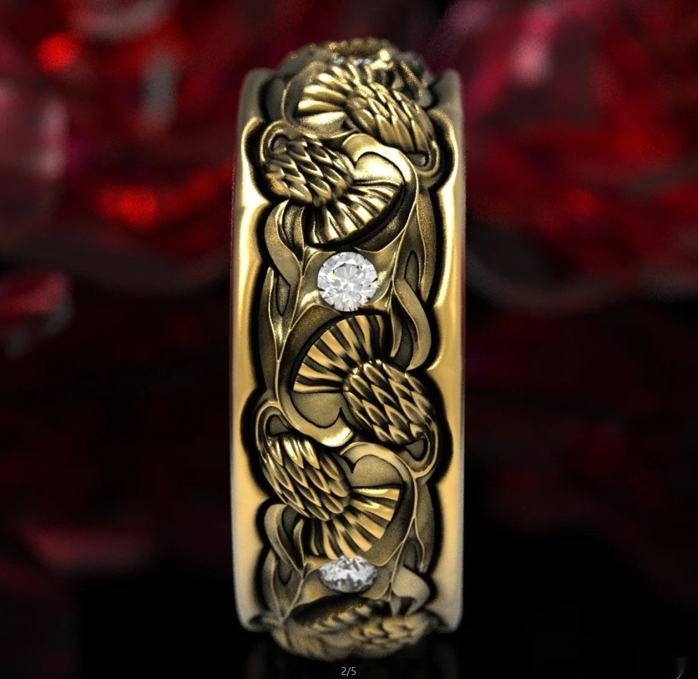 Exaggerated Personalized Vintage Ring In European And American Styles