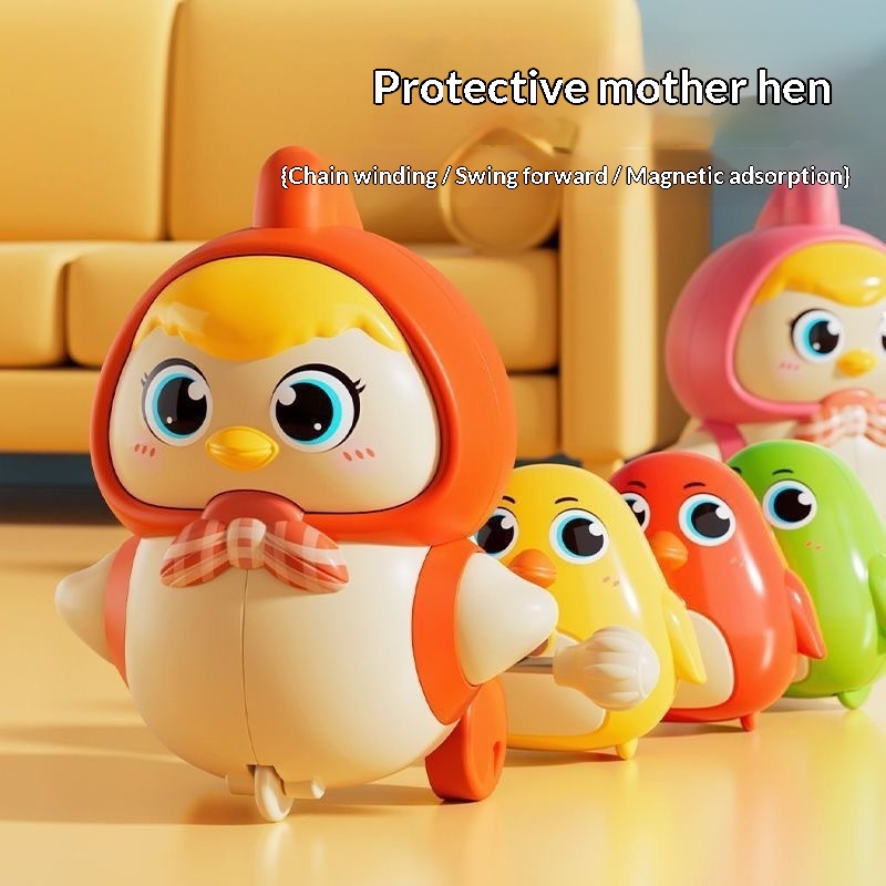 Wind-up Swaying Magnetically-attached Chick Toy
