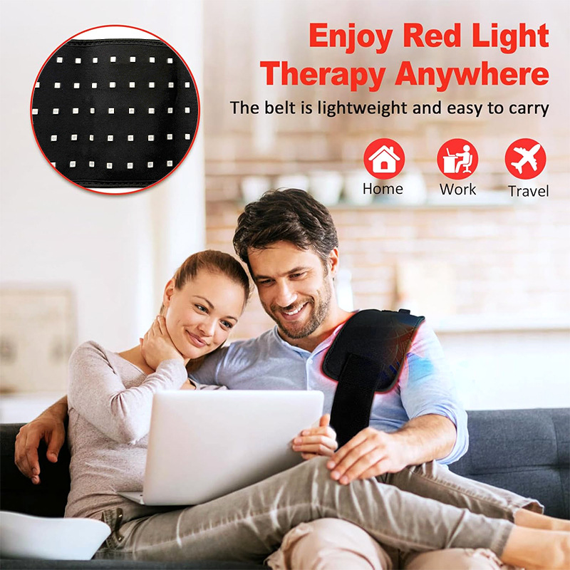 Red-light Physiotherapy Waist Belt For Heat Therapy Uterine Warming Lower-back Support And Abdominal Toning