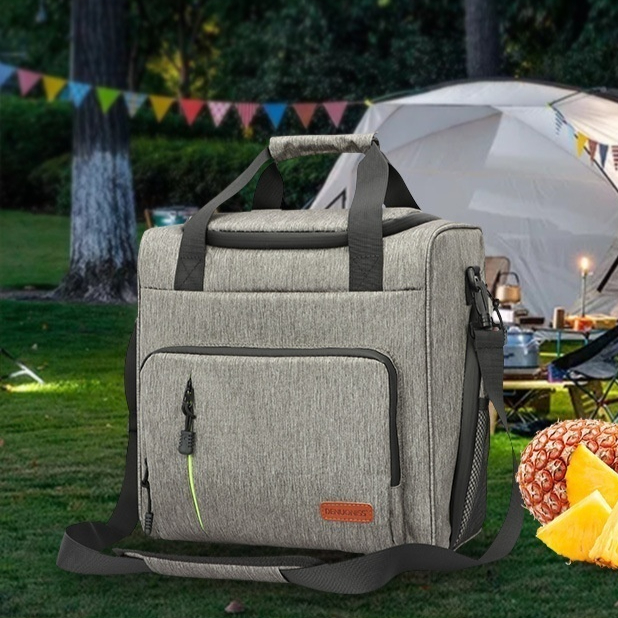 Outdoor Lunch Cooler Tote Large Storage Bag Bento Bag