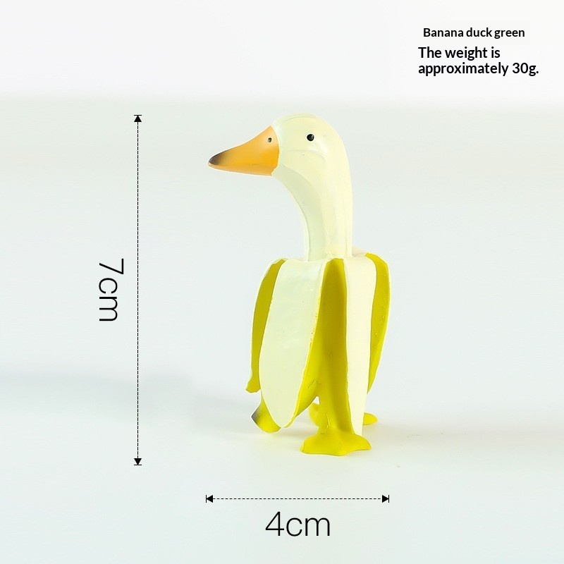 Banana Duck Creative Art Garden Ornament Banana-Yellow Duck