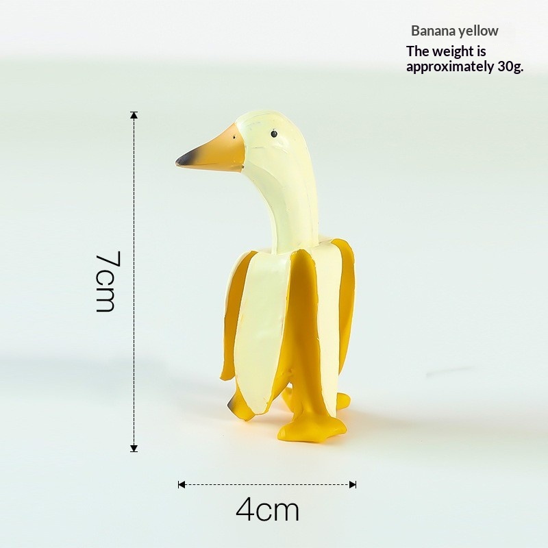 Banana Duck Creative Art Garden Ornament Banana-Yellow Duck
