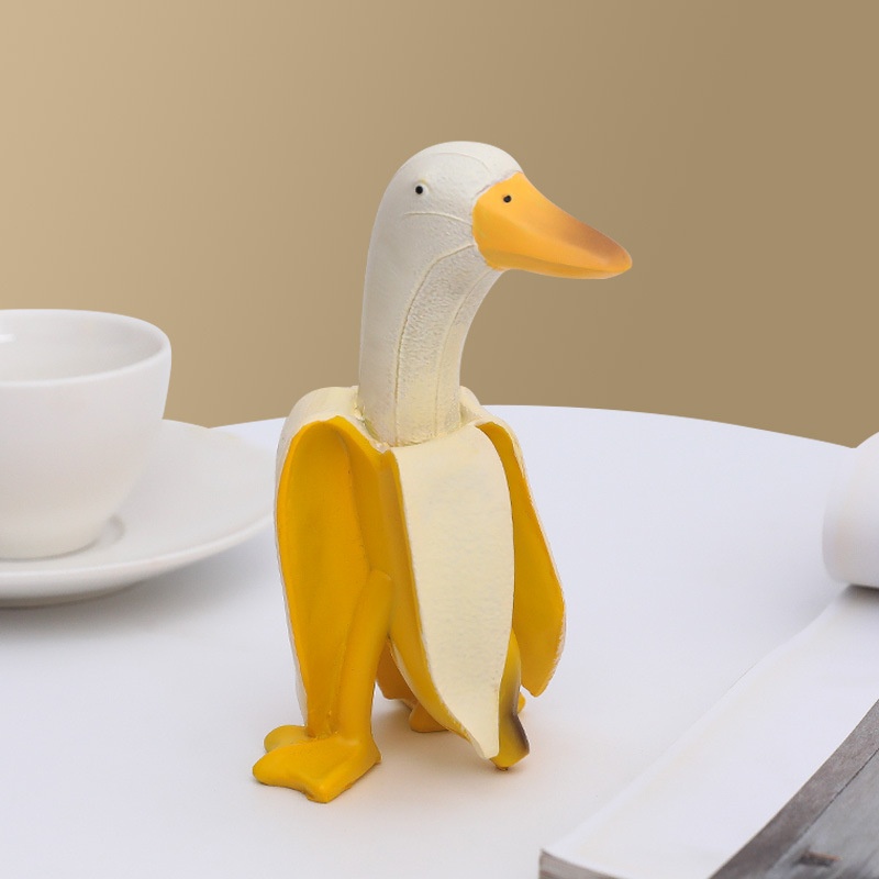 Banana Duck Creative Art Garden Ornament Banana-Yellow Duck