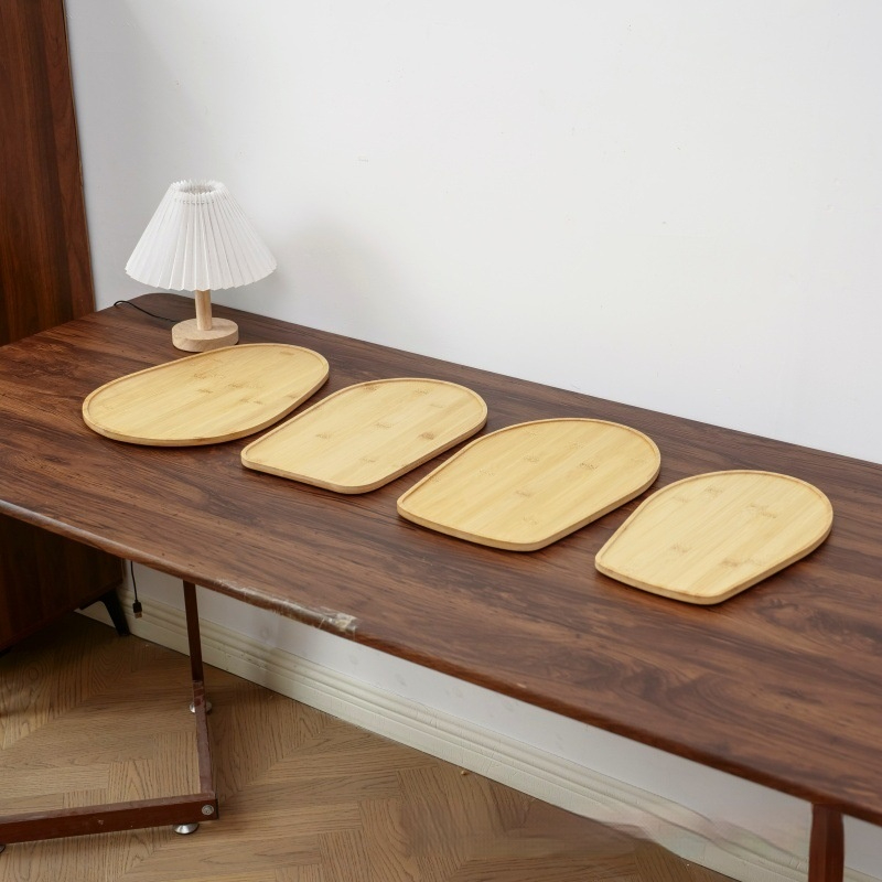 Stirrer Mobile Kitchen Appliance Coffee Machine Non-slip Mat Wooden Tray