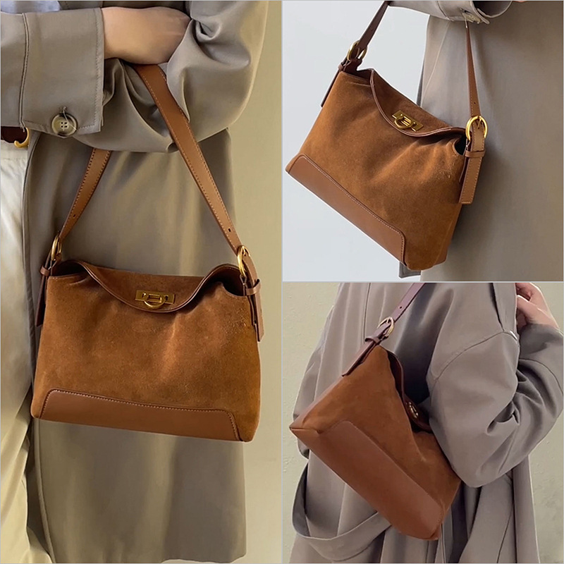 Sophisticated Suede Womens Tote Bag With A High-End Vibe