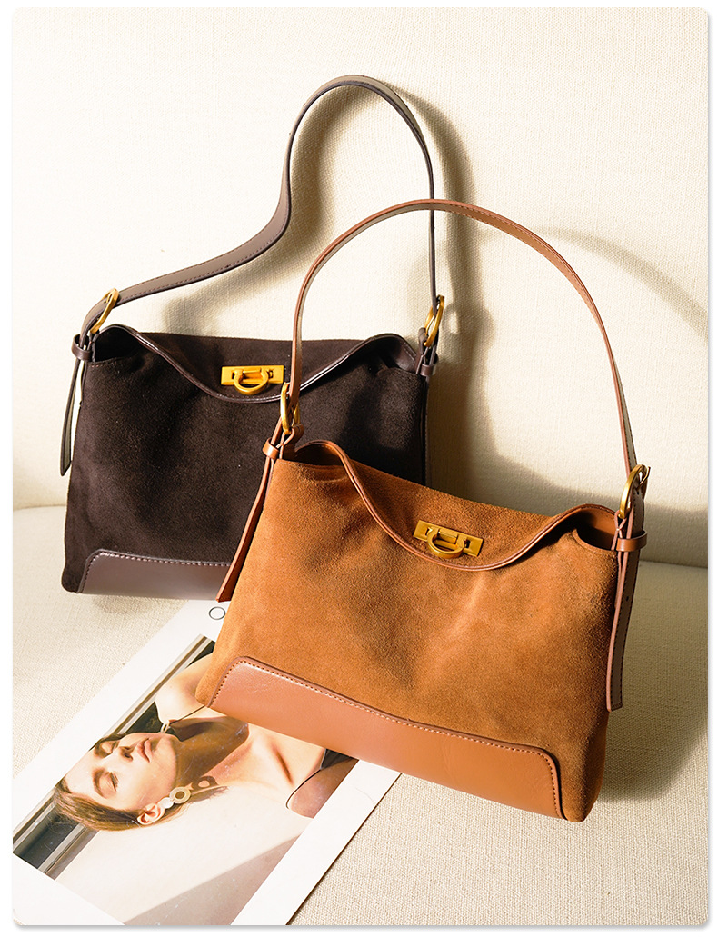 Sophisticated Suede Womens Tote Bag With A High-End Vibe