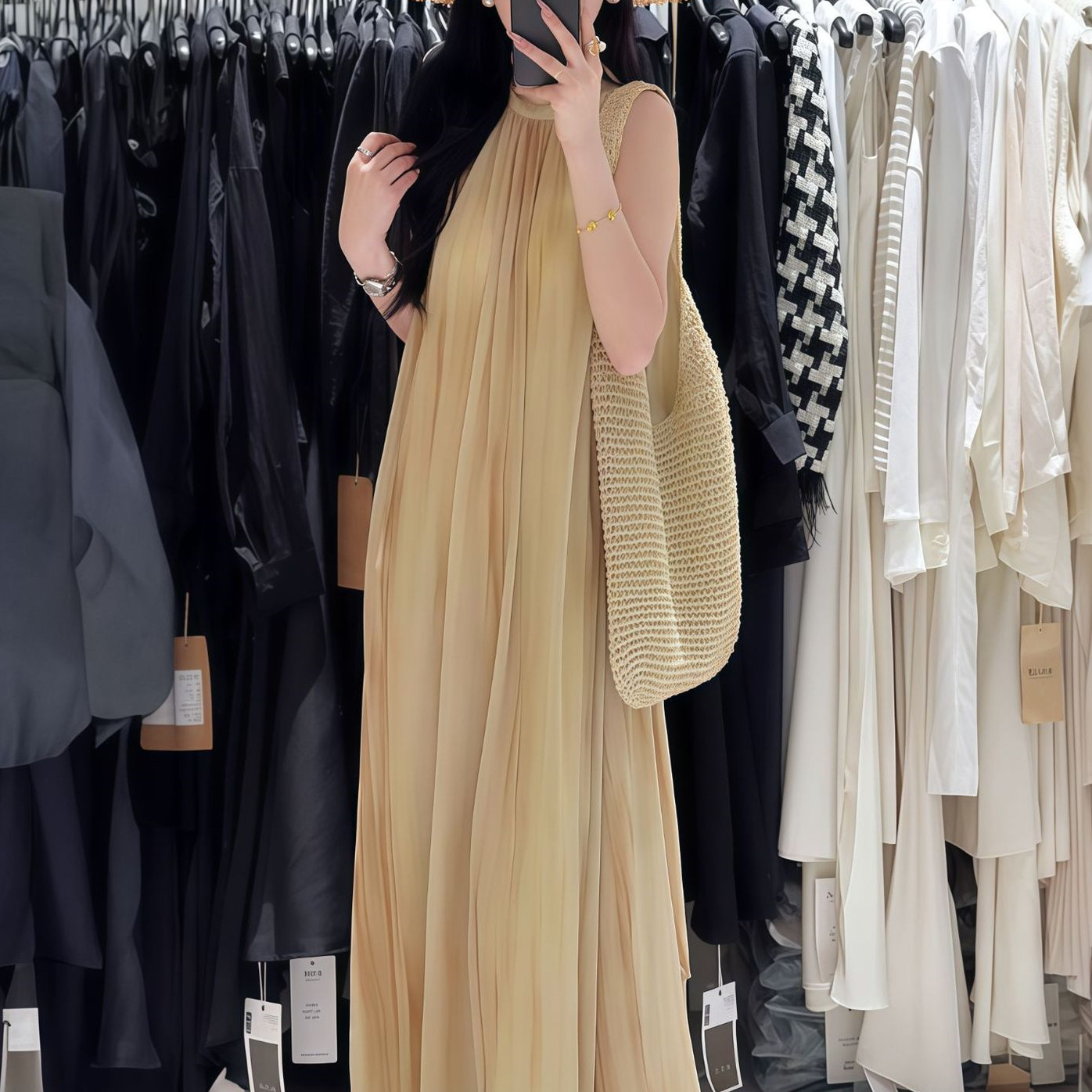 Strapless Tie-Dye Dopamine-Infused Stunning Evening Gown Long Dress