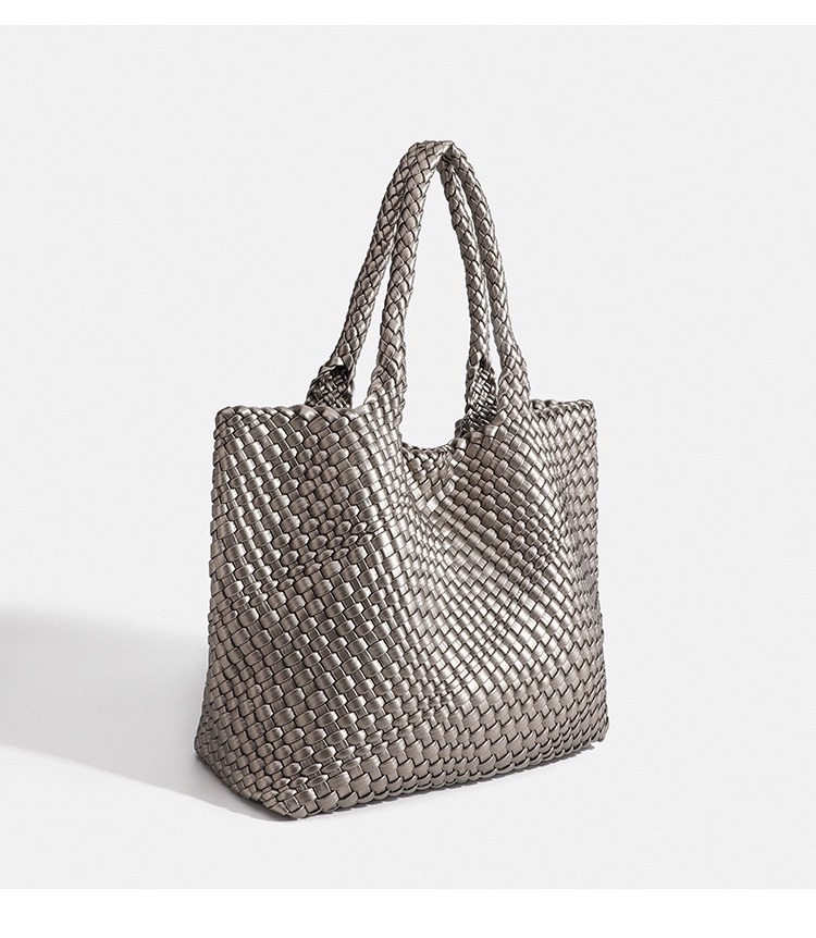 High-end Handwoven High-capacity Stylish Underarm Shoulder Bag