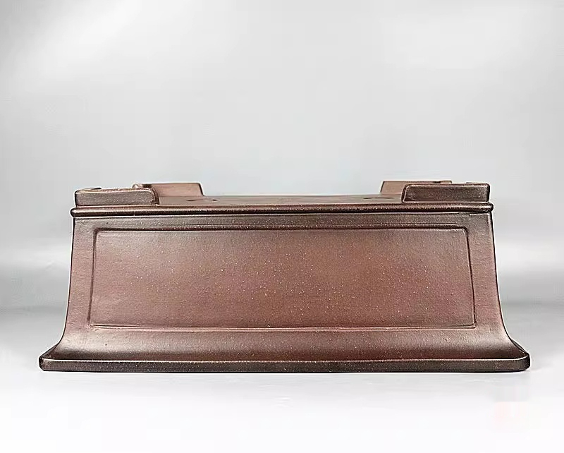 Handmade Antique-style Purple Clay Bonsai Pots For Pine Cypress Elm And Boxwood