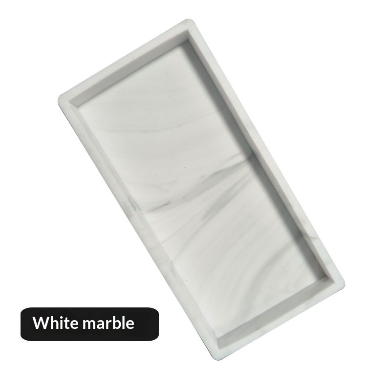 Small Silicone Tray No Drilling Required For Organizing Your Vanity Desk