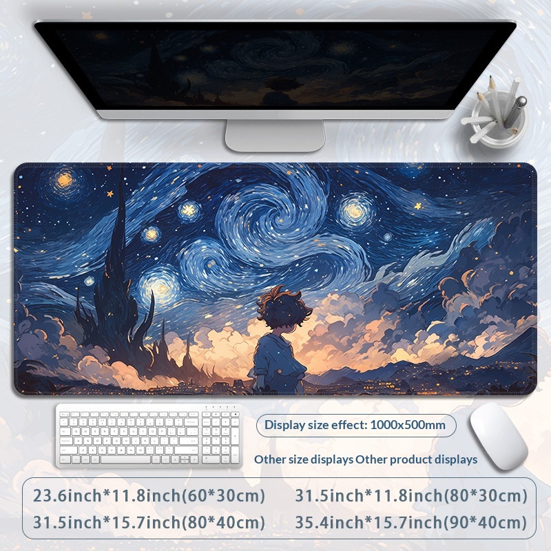 Precision-seamed Dirt-resistant Extra-large Rubber Mouse Pad 4