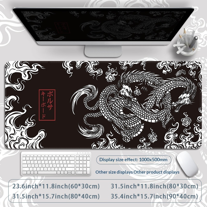Precision-seamed Dirt-resistant Extra-large Rubber Mouse Pad 2