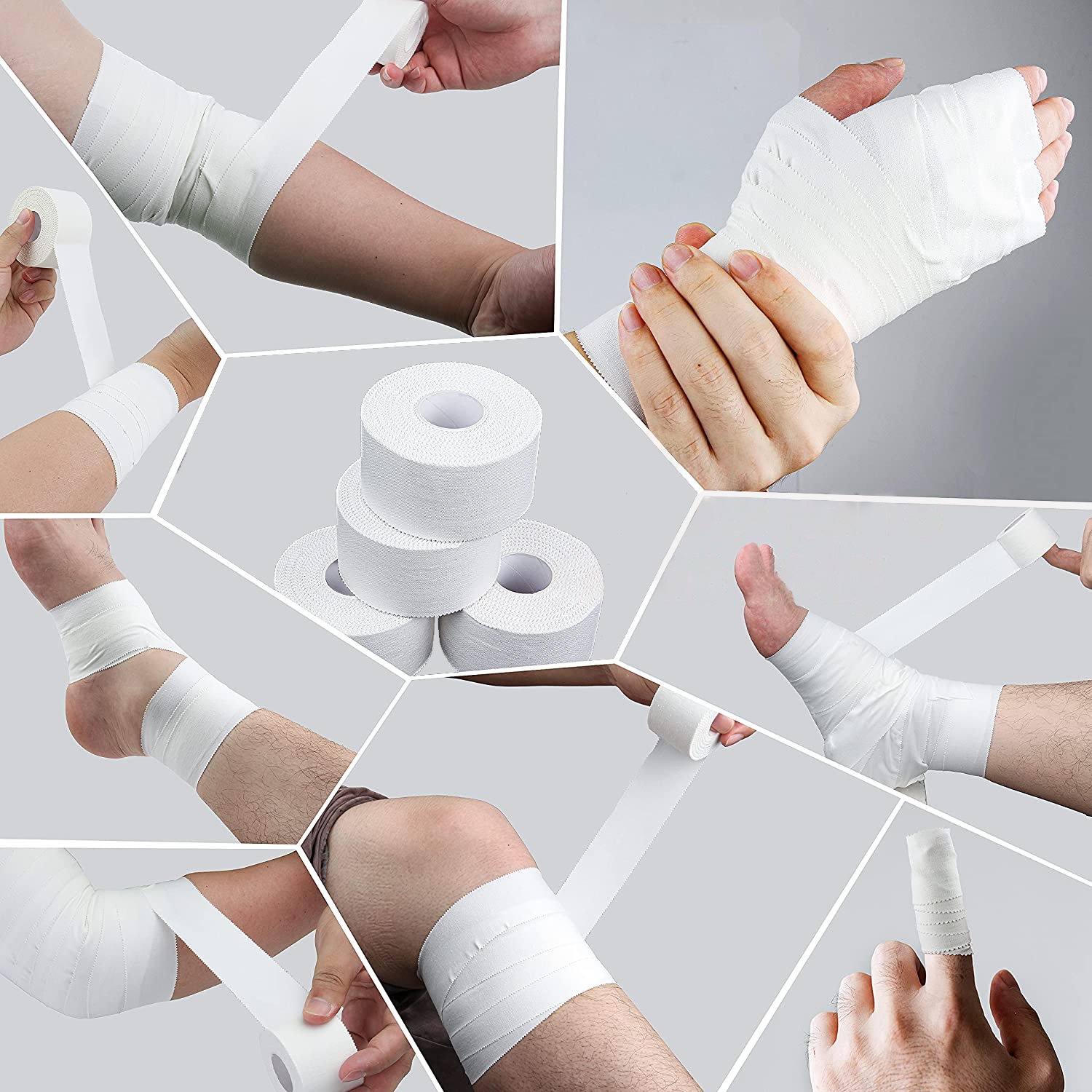 Sports Tape Serrated Adhesive Tape Wrist Support 6