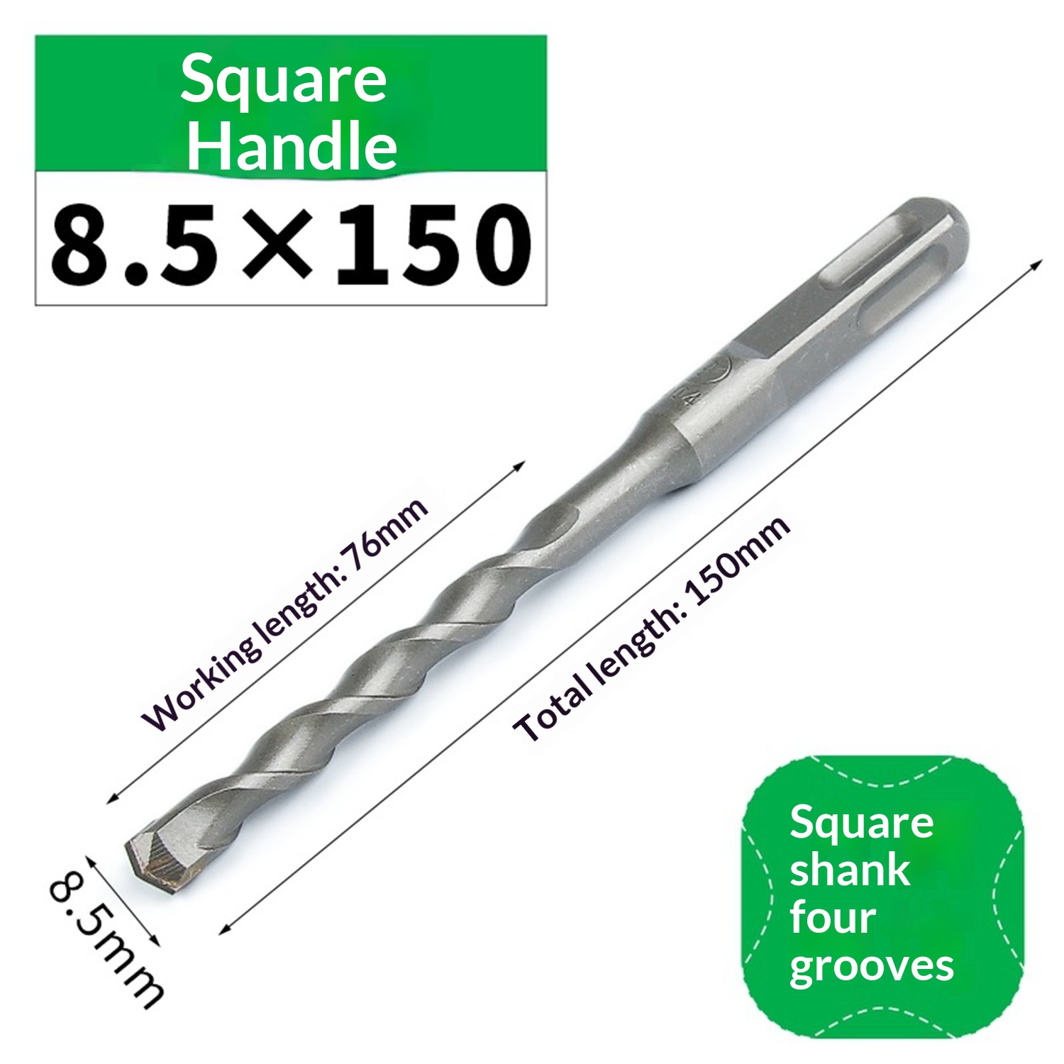 Lengthening Impact Drill Through-wall Concrete