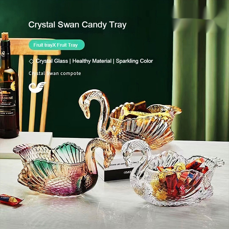 European-style Creative Swan Fruit Bowl For The Living Room