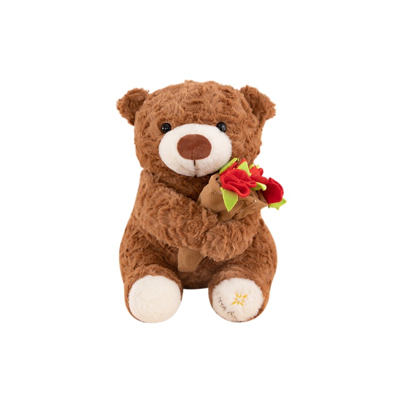 Rose Teddy Bear Plush Toy
