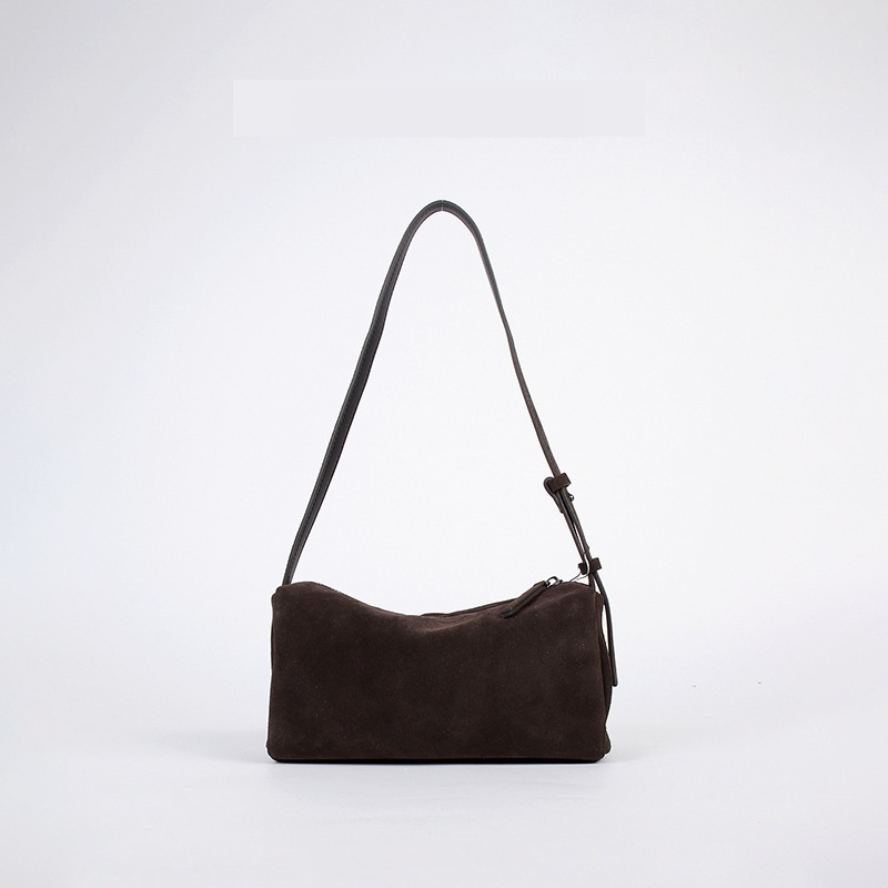 Crossbody Bag Minimalist Design Top Grain Leather Shoulder Bag