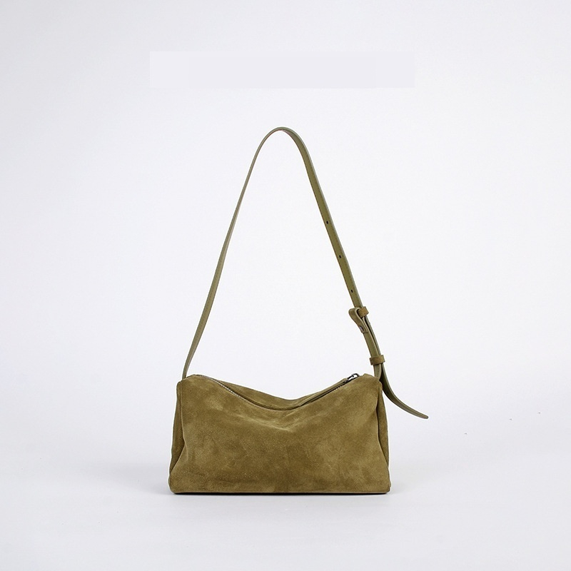 Crossbody Bag Minimalist Design Top Grain Leather Shoulder Bag