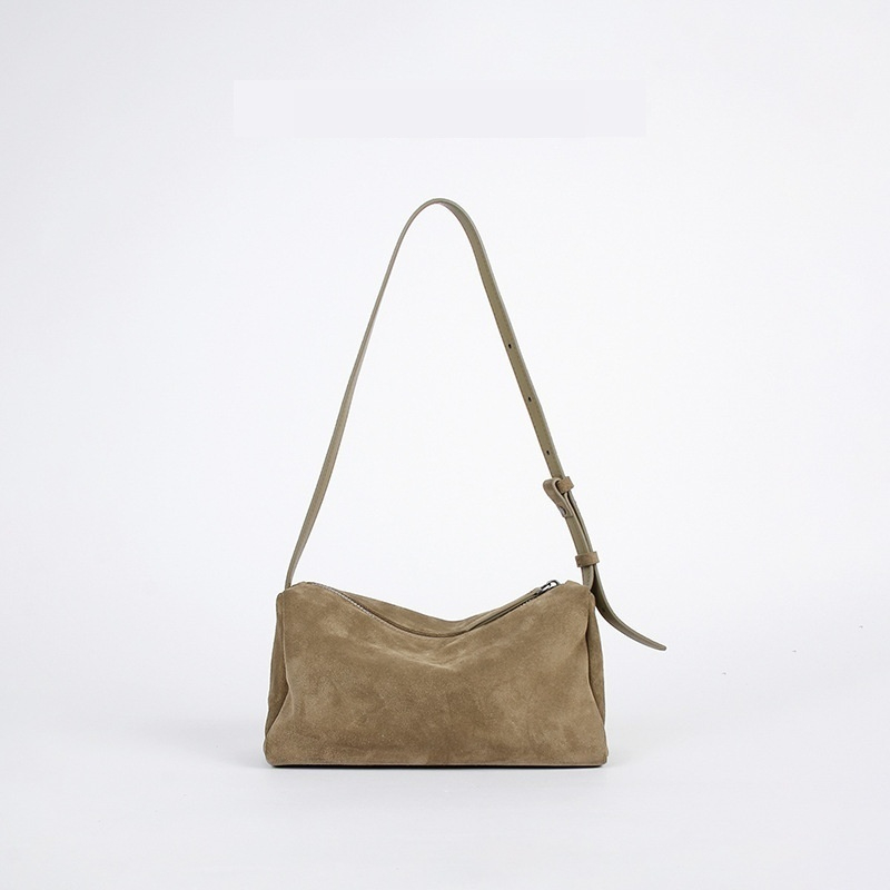 Crossbody Bag Minimalist Design Top Grain Leather Shoulder Bag