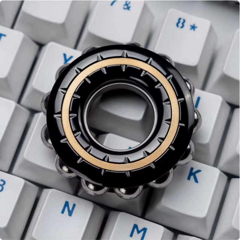 Mechanical Buddhist Bead Spinning Top Stress Relief EDC Fidget Spinner