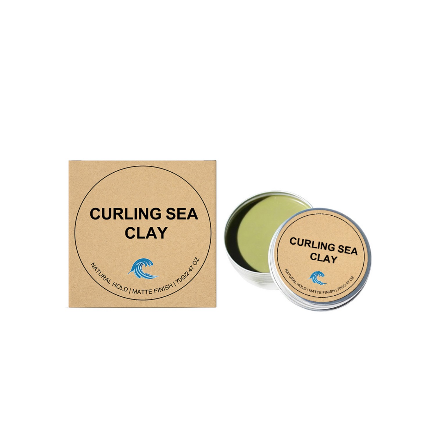 Curly Hair Styling Mud