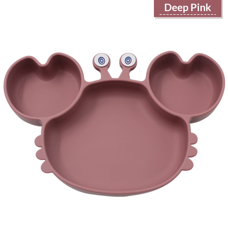 Baby Suction-cup Divider Plate Childrens Tableware
