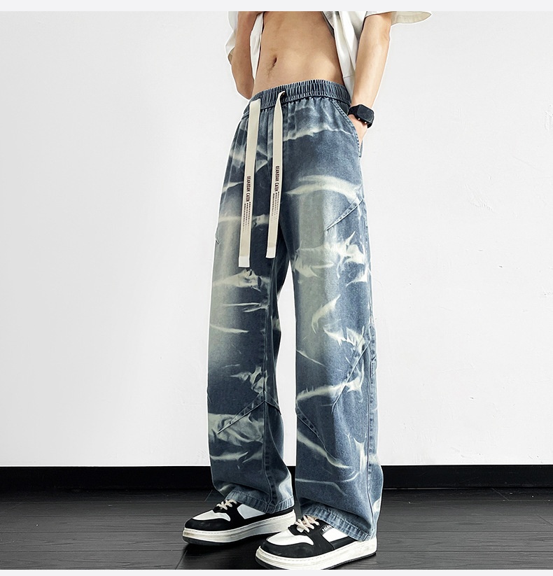 Men's Cotton Drawstring Pants, Straight-Leg, Easy Care 25