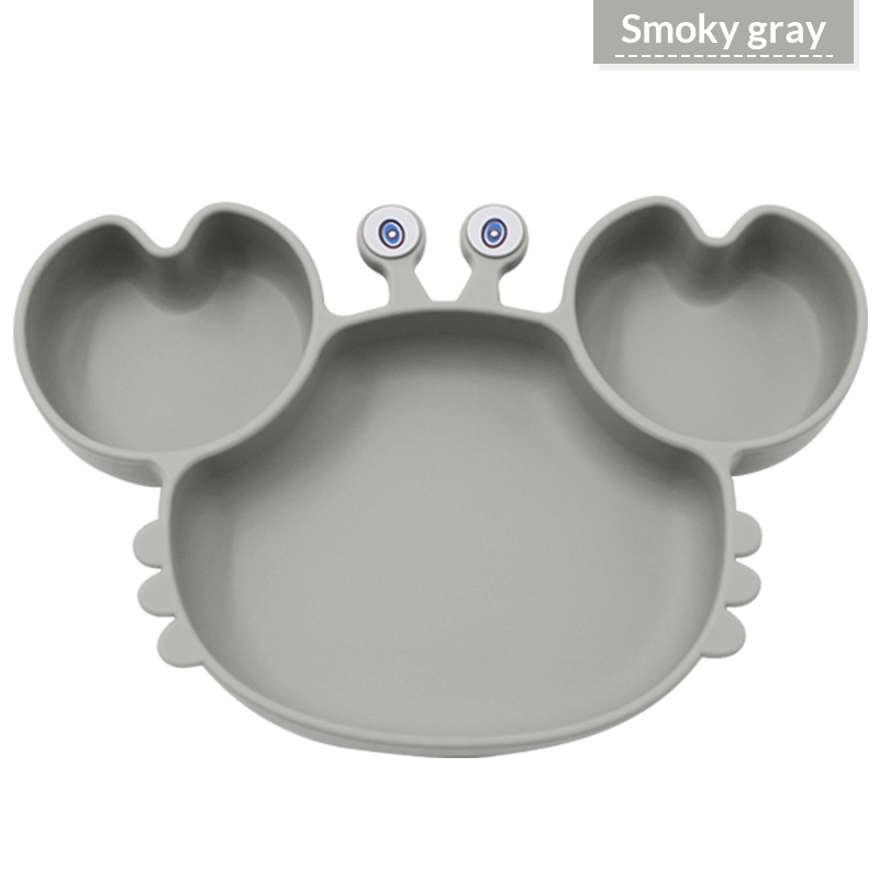 Baby Suction-cup Divider Plate Childrens Tableware